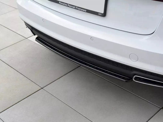 CENTRAL REAR SPLITTER AUDI A6 C7 SLINE FACELIFT (2014- 2018)