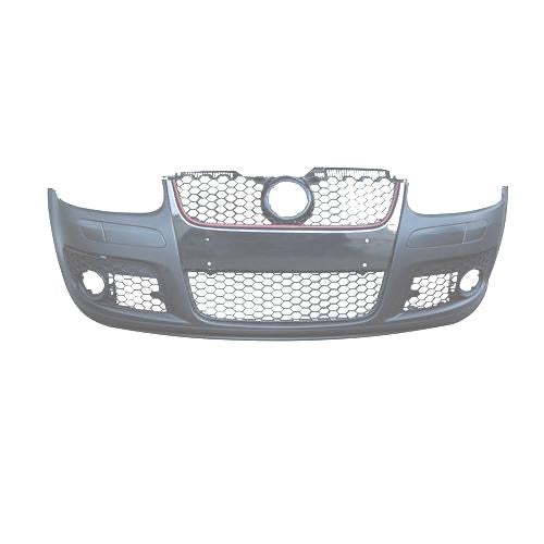 VW GOLF MK 5 V Yrs 04-09 All Models GTI FULL FRONT BUMPER & Grills PLASTIC