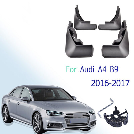 Audi A4 B9 Yrs 2016 On Fitted Moulded Mudflaps