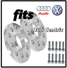 AUDI MERCEDES HubCentric Wheel Spacers + Bolts Kit - 5x100/112 66.6mm Centre