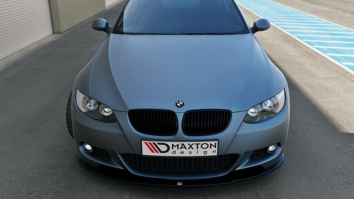 BMW E92 / 3 Series Coupe Models Maxton Front Bumper Splitter/Lip Plastic