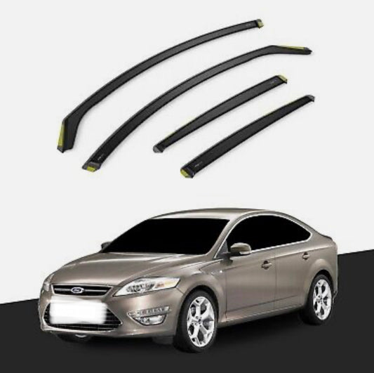 Ford Mondeo MK4 2007-2014 5 Door Hatchback/Saloon Wind Deflectors 4pc Tinted