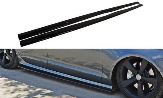 Audi A6 C7 S LIne Yrs 11-on MAXTON Sideskirt Extensions Diffusers Splitters