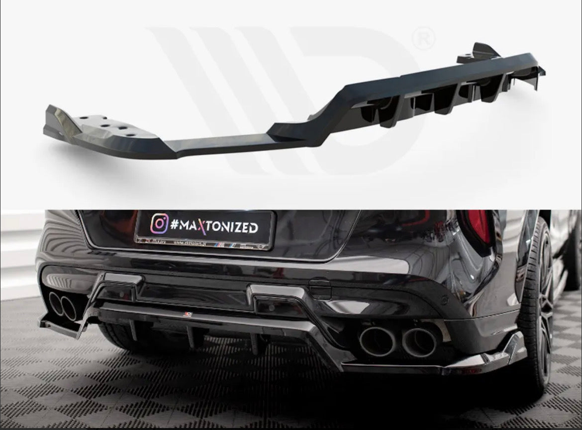 CENTRAL REAR SPLITTER (VERTICAL BARS) BMW X6 M F96 (2020-)