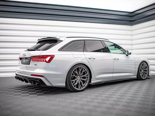 REAR VALANCE + EXHAUST ENDS IMITATION AUDI S6 / A6 S-LINE C8 (2018-)