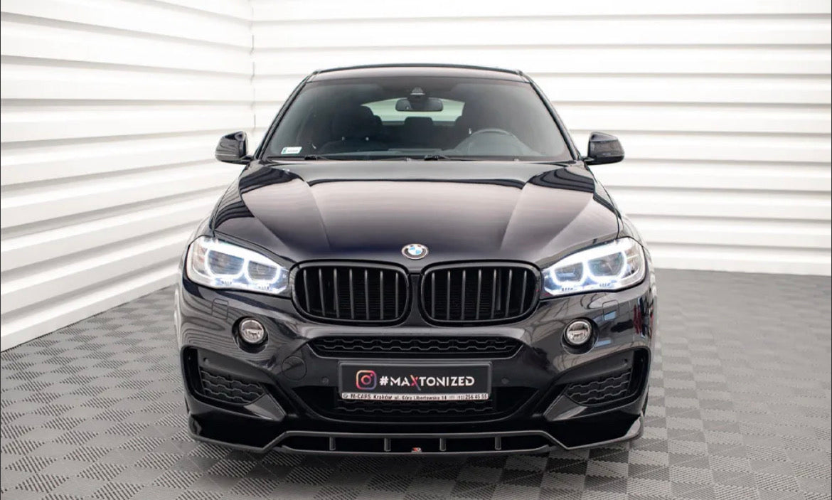 FRONT SPLITTER V.2 BMW X6 M SPORT F16 (2014-2019)