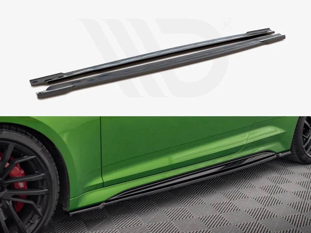 SIDE SKIRTS DIFFUSERS AUDI RS5 COUPE F5 FACELIFT (2020-)