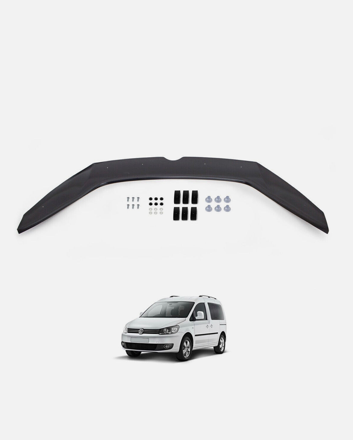 VW CADDY & MAXI 2010-2015 BONNET WIND STONE DEFLECTOR PROTECTOR GUARD BRA