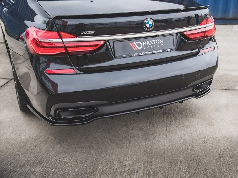 CENTRAL REAR SPLITTER (W/ VERTICAL BARS) BMW 7 M-PACK G11 (2015-2018)