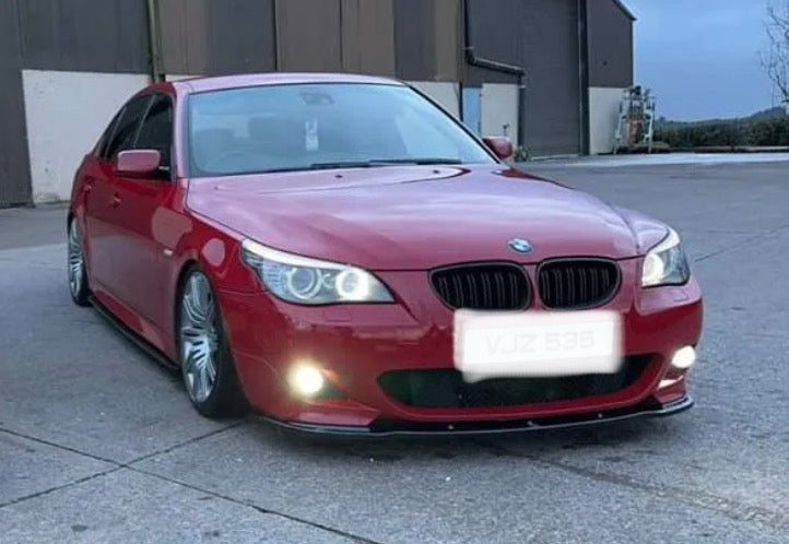 BMW E60 Front Splitter GLOSS BLACK