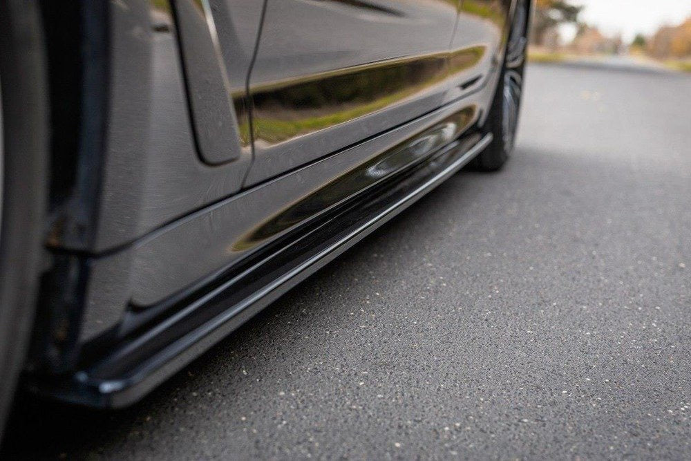 BMW 5 G30/ G31 M-PACK Gloss Black Side Skirt Diffusers Spats Splitter/Lips Maxton