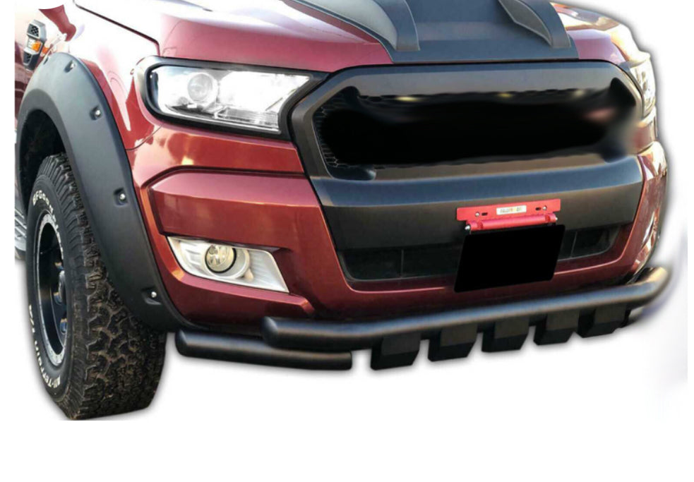 Ford Ranger 12-23 3 Piece Black Nudge Bar