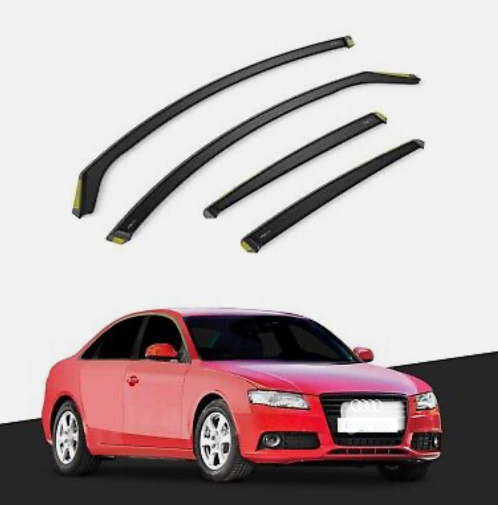 Audi A4 B8 2009-2015 4 Door Saloon Wind Deflectors 4pc Tinted