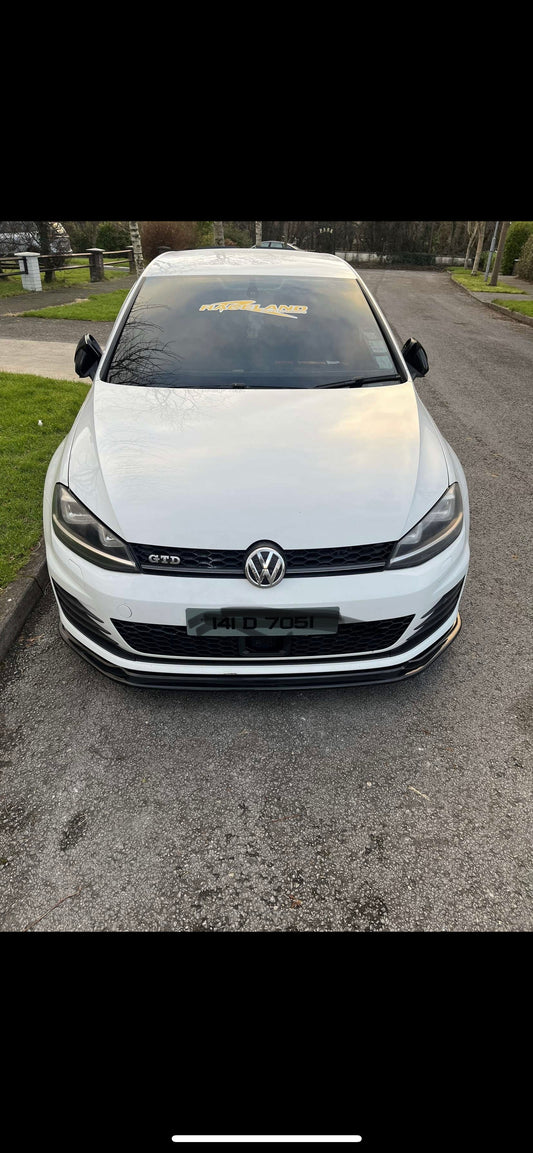 VW Golf MK7 GTD,GTI FRONT SPLITTER