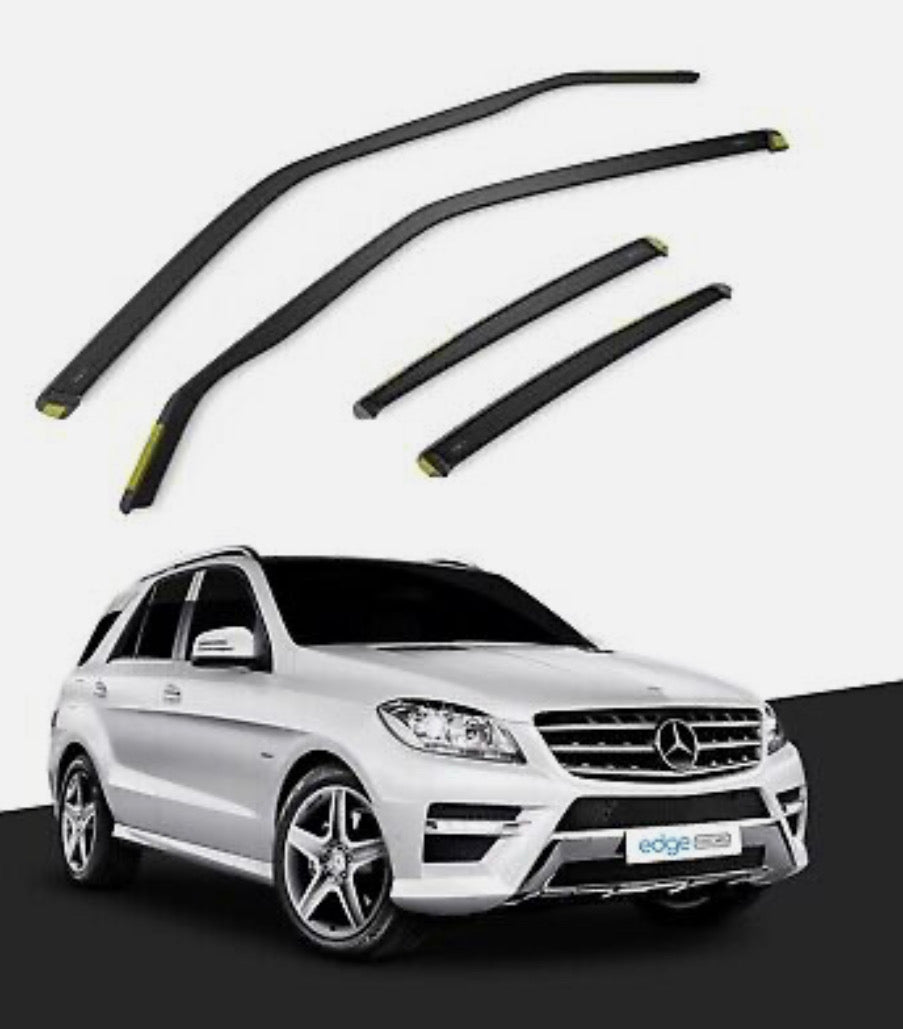 Mercedes M-Class ML W166 or AMG 2012-2015 5 Door SUV Wind Deflectors 4pc Tinted