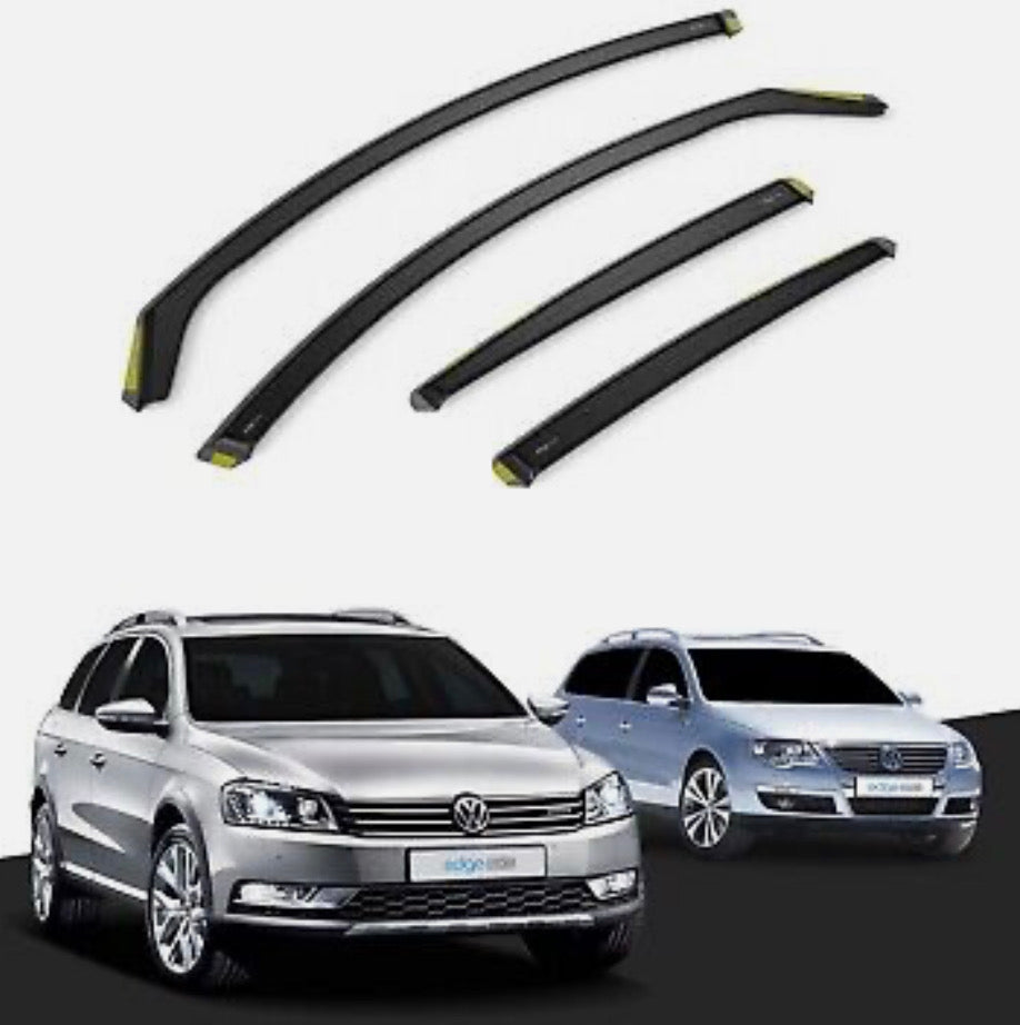 VW Passat B6/B7 2005-2014 5 Door Estate Wind Deflectors 4pc Tinted