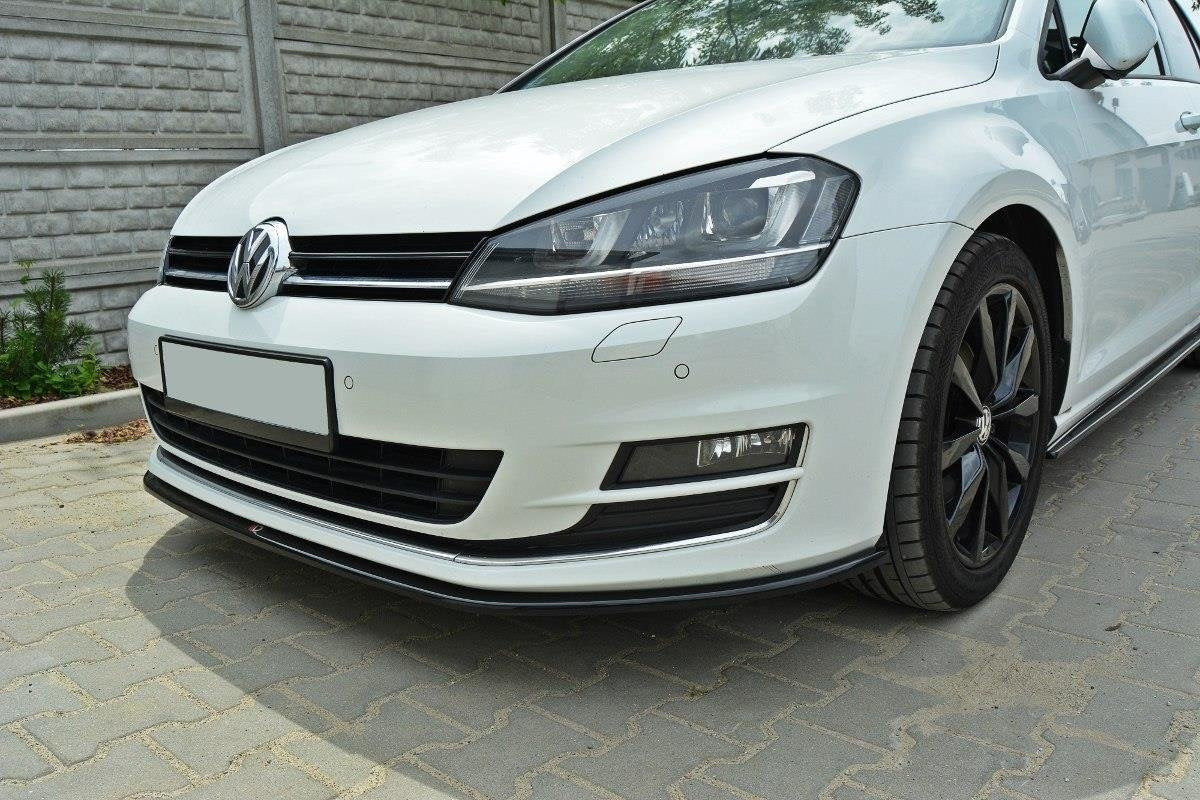 VW Golf MK 7 VII Yrs 12-17 Standard Front Bumper Lip Splitter Maxton