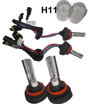 H11 HID REPLACEMENT Bulbs PAIR 6000k 8000K