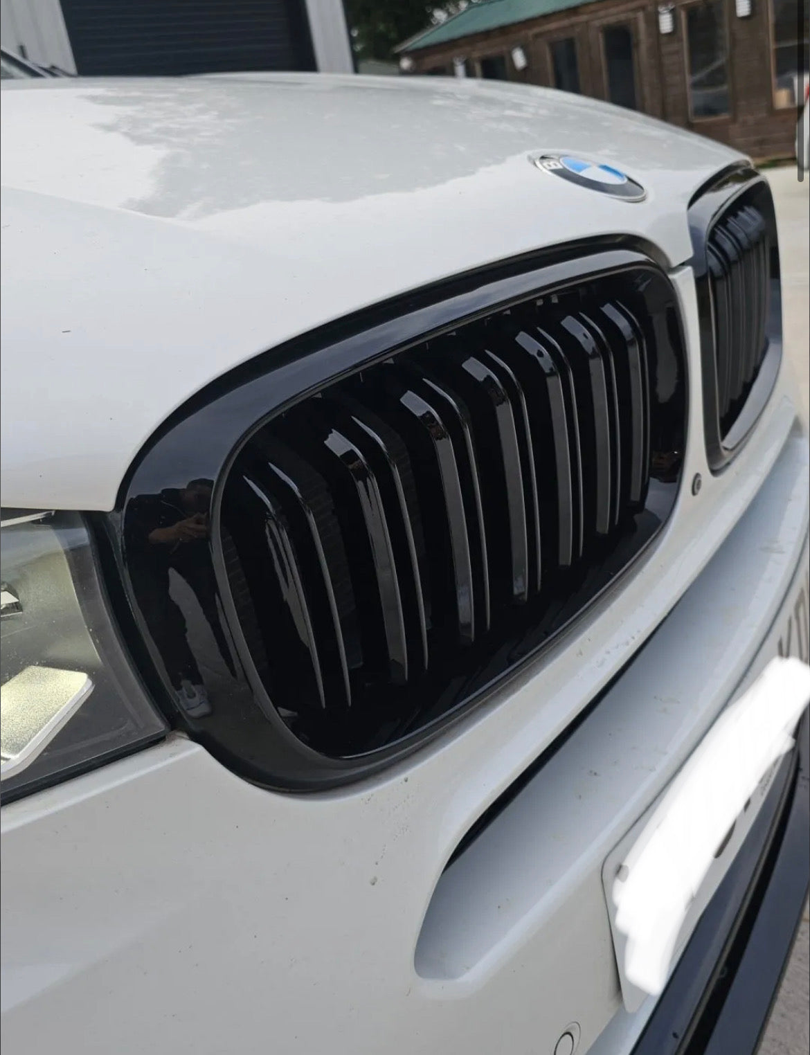 BMW X5 F15 DOUBLE SLAT GRILLES GLOSS BLACK 2014-2018