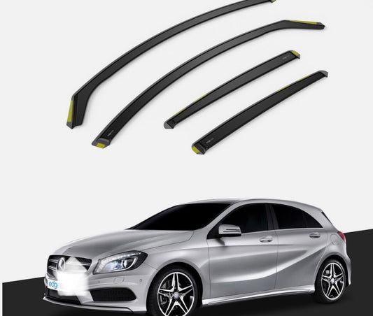 Mercedes A-Class W176 2012-2018 5 Door Hatchback Wind Deflectors 4pc Tinted