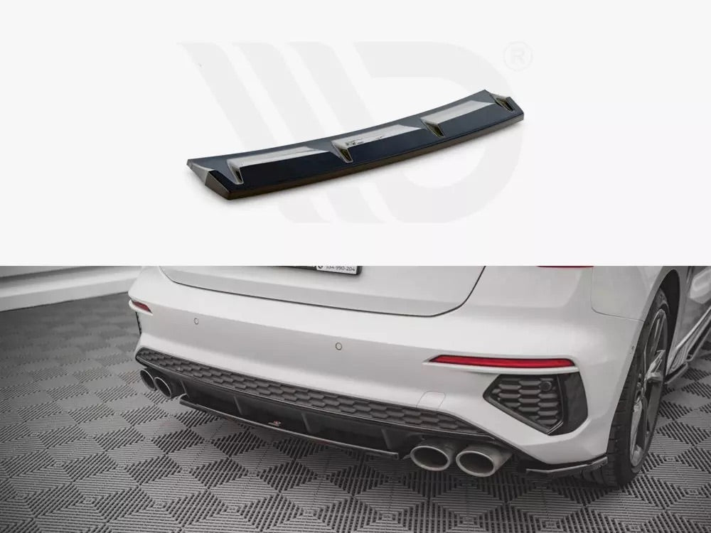 CENTRAL REAR SPLITTER AUDI S3 8Y SPORTBACK(2020-)