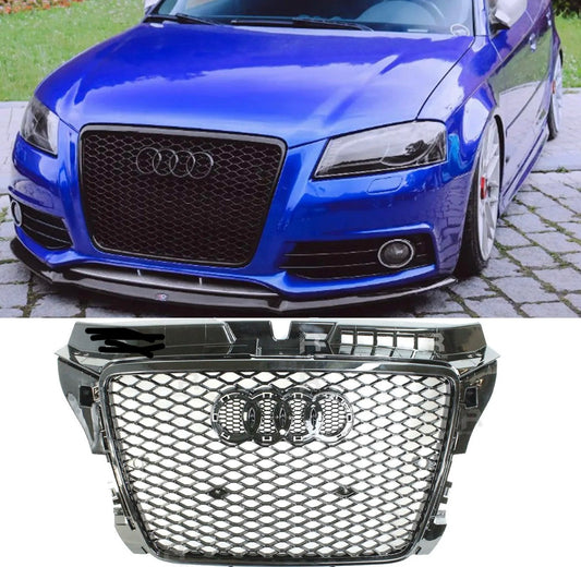 Audi A3/S3 8P 2008-2012 RS3 Style Gloss Black Honeycomb Grill