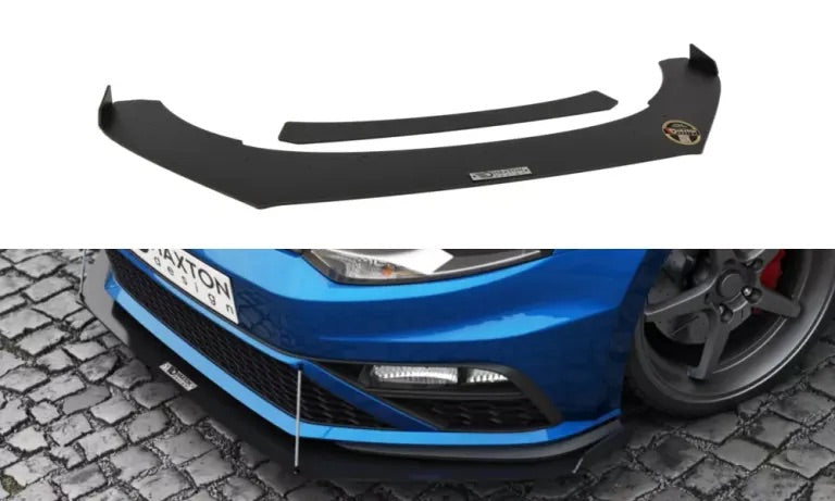 FRONT RACING SPLITTER VW POLO MK5 GTI FACELIFT (with wings) 2015-2017