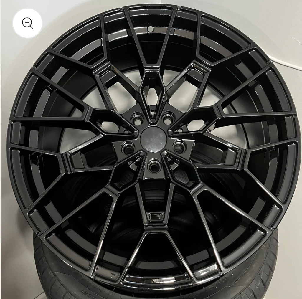 BMW 360 20X8.5X9.5 5X112 BLACK