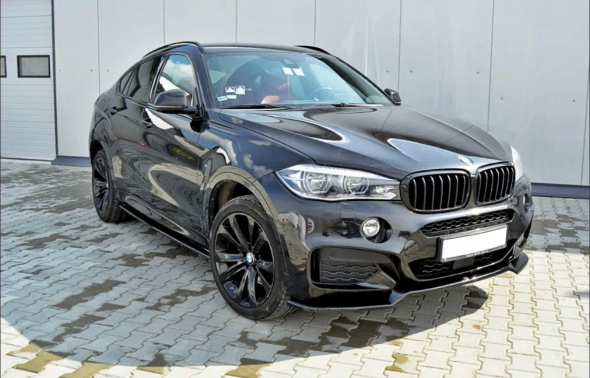 FRONT SPLITTER V.1 BMW X6 F16 M SPORT (2014-2019)