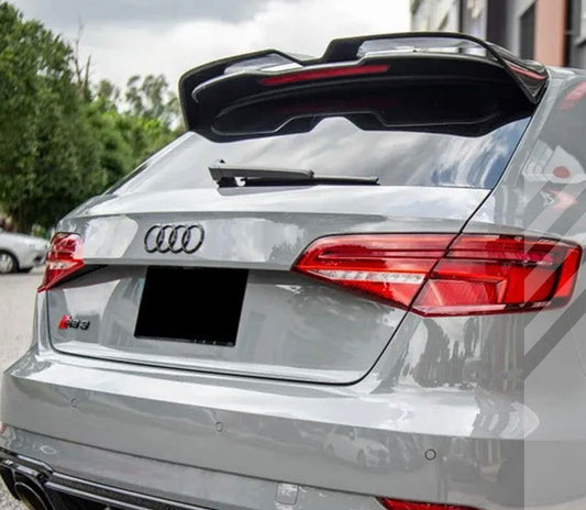 AUDI A3 8V HATCH 2014-2020 OETTINGER STYLE GLOSS BLACK REAR SPOILER