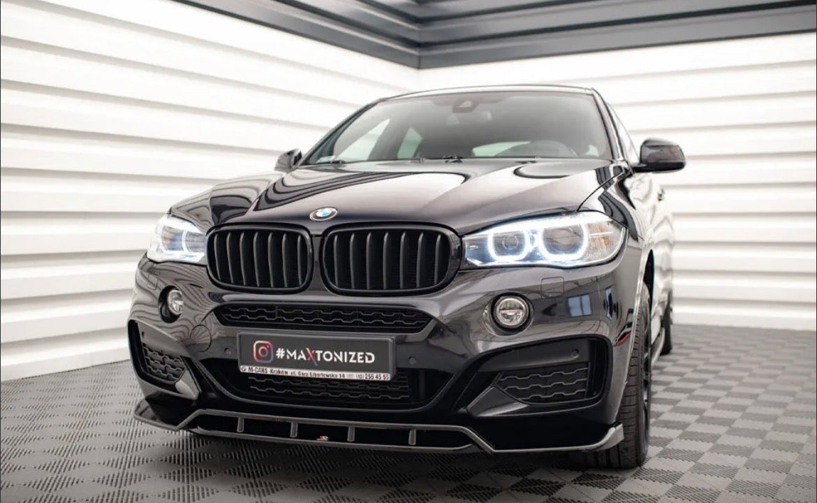 FRONT SPLITTER V.2 BMW X6 M SPORT F16 (2014-2019)