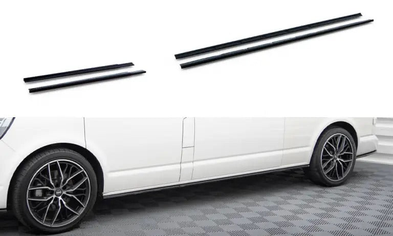 SIDE SKIRTS DIFFUSERS VOLKSWAGEN T6 LONG FACELIFT