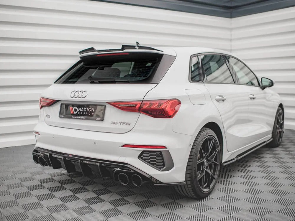 REAR VALANCE + EXHAUST ENDS IMITATION AUDI A3 S-LINE SPORTBACK 8Y (2020-