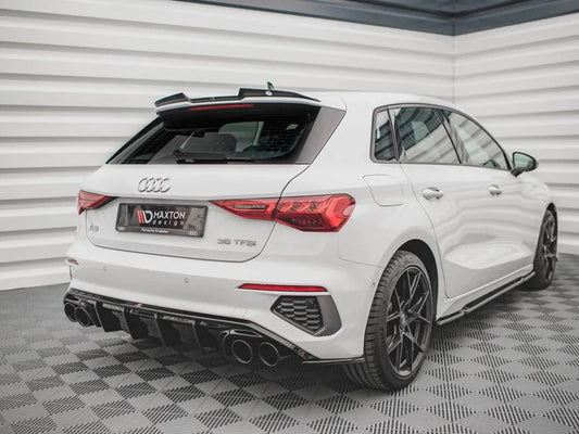 REAR VALANCE + EXHAUST ENDS IMITATION AUDI A3 S-LINE SPORTBACK 8Y (2020-