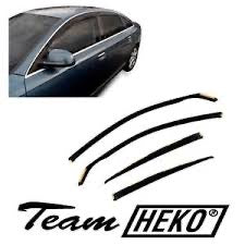 Audi A6 C6 4dr Yrs 2004 - 2011 Brand New Heko 4 Piece Wind Deflectors