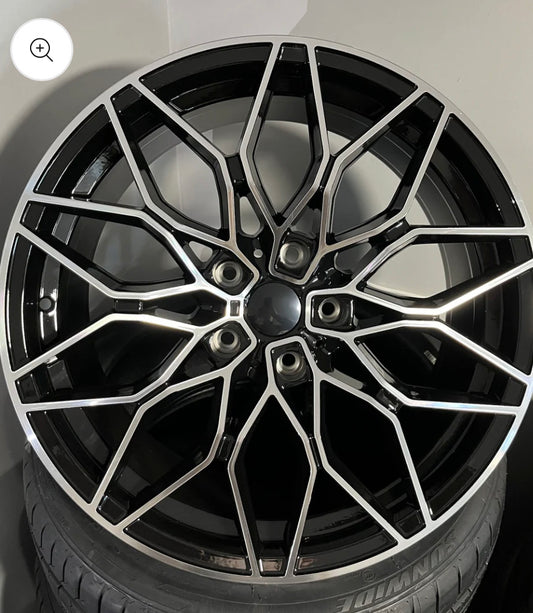BMW 872 19X8.5F 5X120 BLACK M/F