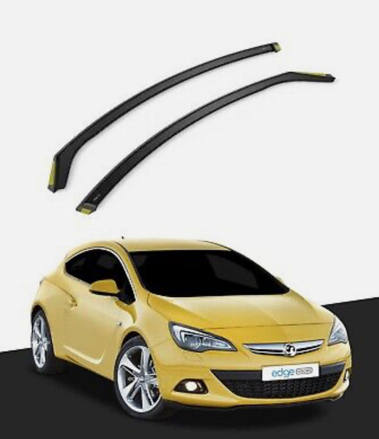 Opel Astra J GTC MK6 2010-2015 3Door Hatchback Wind Deflectors 2pc