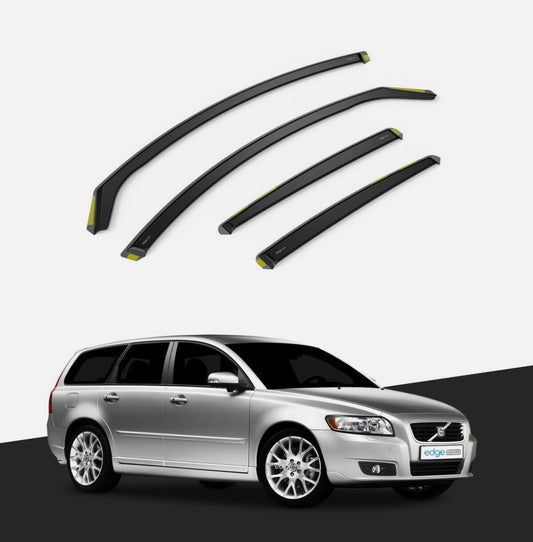 Volvo V50 2004-2012 5 Door Estate Wind Deflectors 4pc Tinted