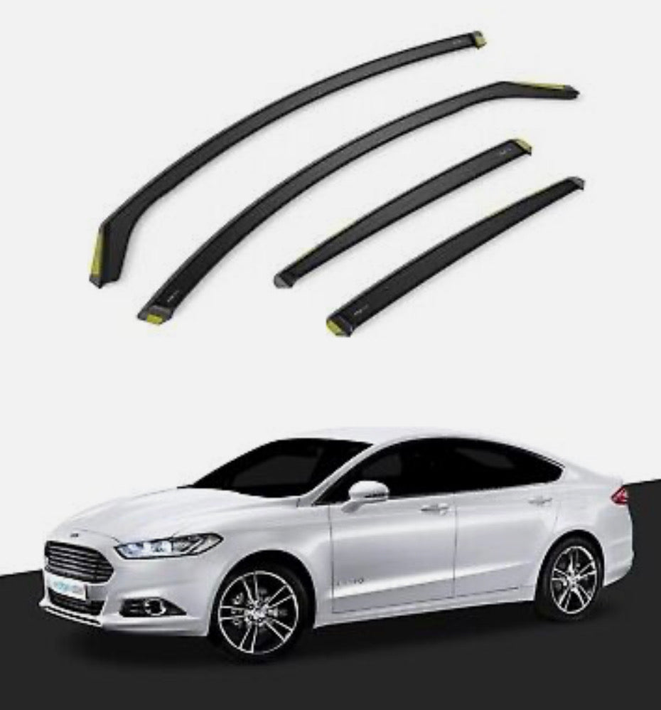 Ford Mondeo MK5 2015-2022 5 Door Hatchback/Saloon Wind Deflectors 4pc Tinted