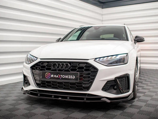 FRONT SPLITTER V.1 AUDI A4 S-LINE / S4 B9 FACELIFT (2019-)