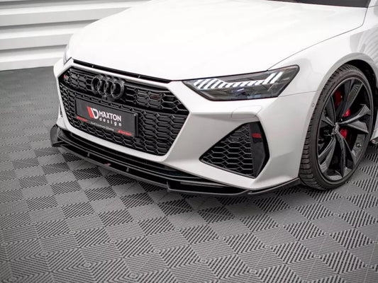 FRONT SPLITTER V1 AUDI RS6 C8 (2020-)