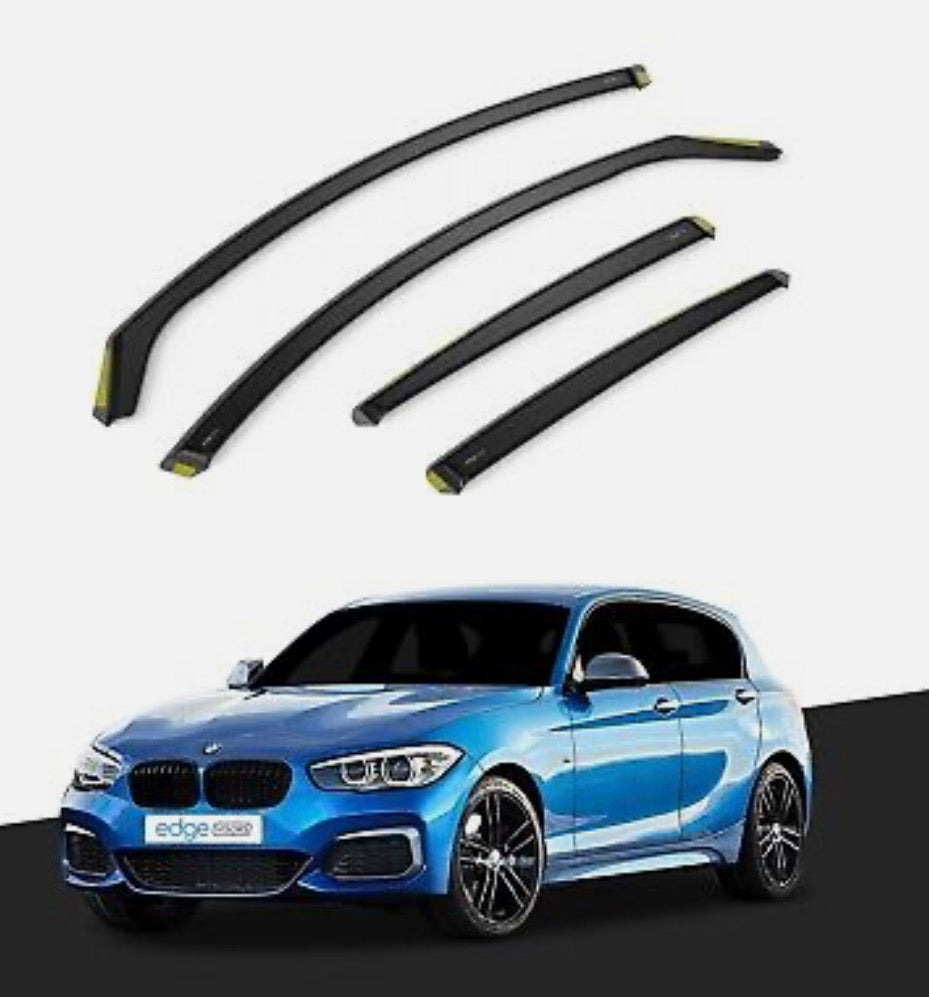 BMW 1 Series F20 2011-2019 5 Door Hatchback Wind Deflectors 4pc Tinted