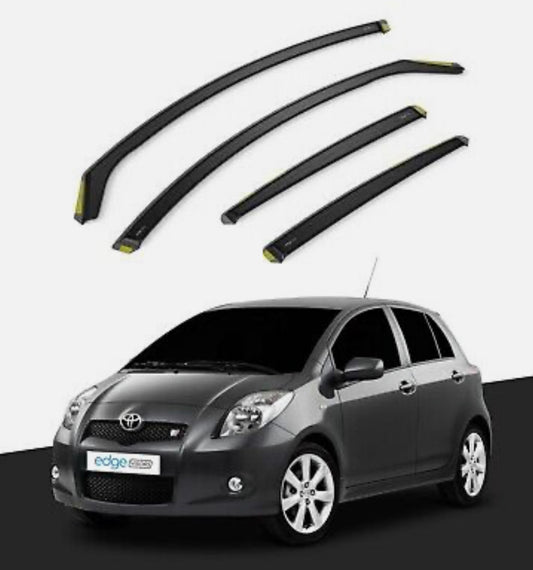 TOYOTA Yaris MK2 2005-2011 5 Door Hatchback Wind Deflectors 4pc Tinted