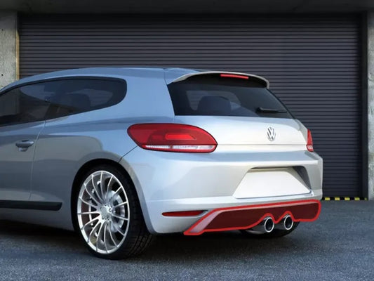 REAR DIFFUSER VW SCIROCCO STANDARD SCIROCCO R LOOK (2008-2014)