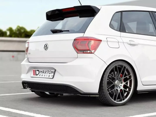 CENTRAL REAR SPLITTER (W/ VERTICAL BARS) VW POLO MK6 GTI (2017-)