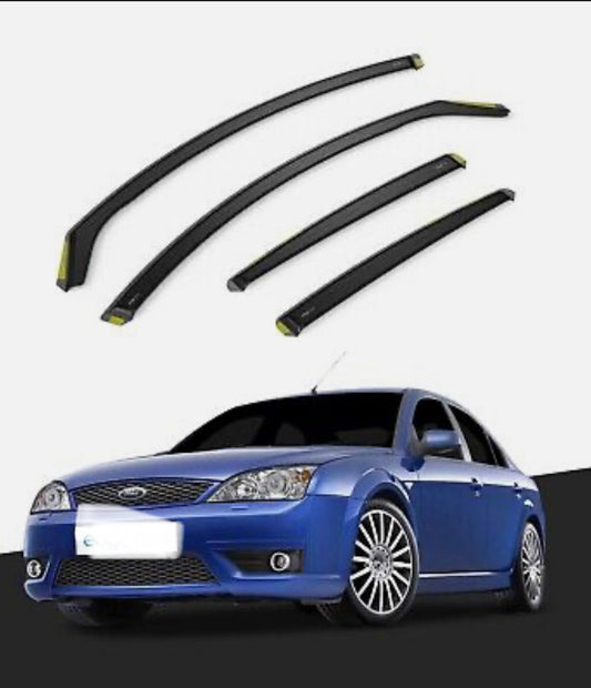 Ford Mondeo MK3 2001-2007 5 Door Hatchback/Saloon Wind Deflectors 4pc Tinted