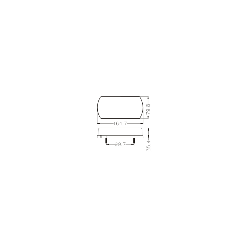 LED Trailer Taillamp Stop Brake & Tail 12/24v