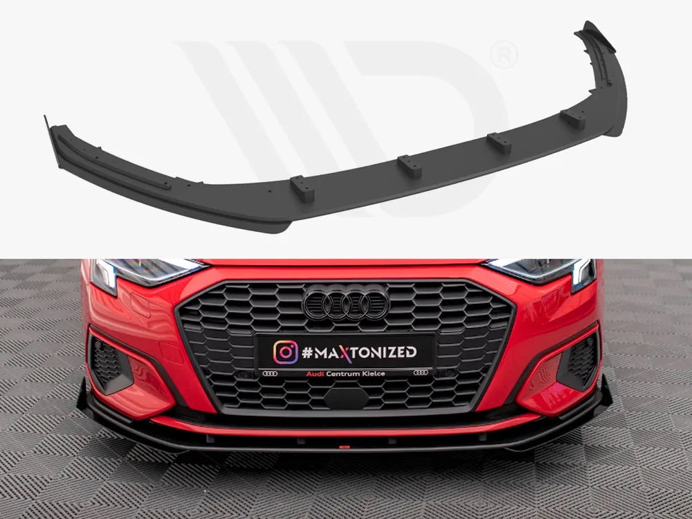 STREET PRO FRONT SPLITTER + FLAPS AUDI A3 8Y (2020-)