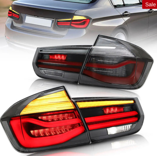 BMW F30 F80 (2012-2019) M3 3-Series Vland LED Tail Lights With Sequential Turn Signal