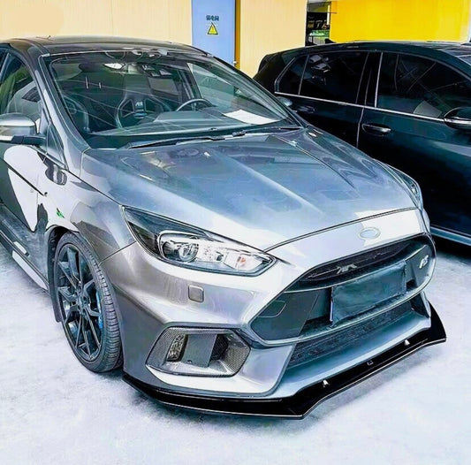 Ford Focus RS MK3 MK3.5 Gloss Black Front Splitter